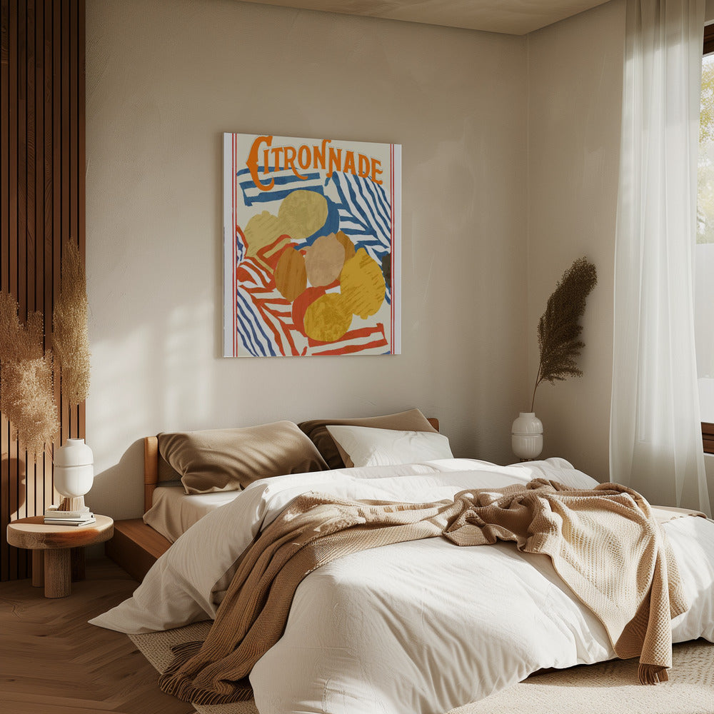 Citronnade Blue and Red | Canvas