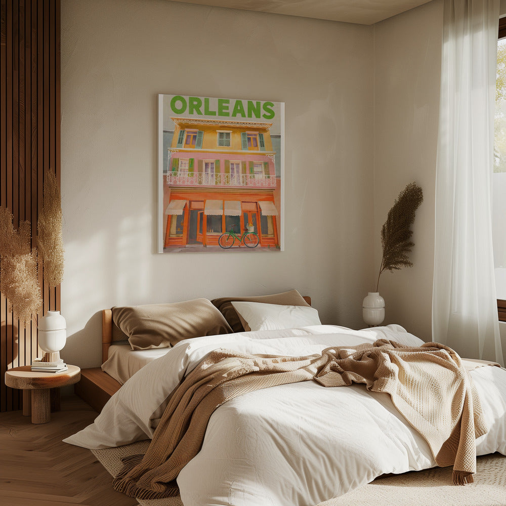New Orleans Louisiana Vintage Travel Poster | Canvas