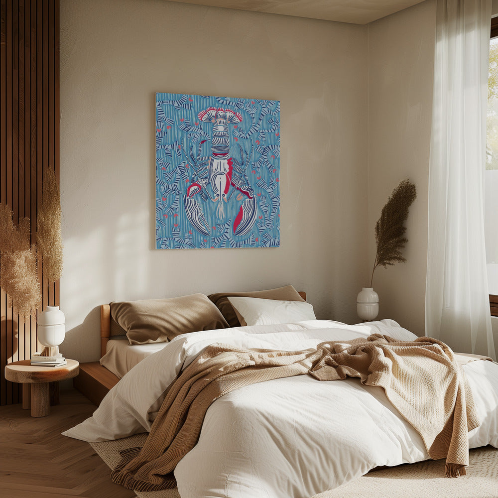 Crustacean Core summer blue | Canvas