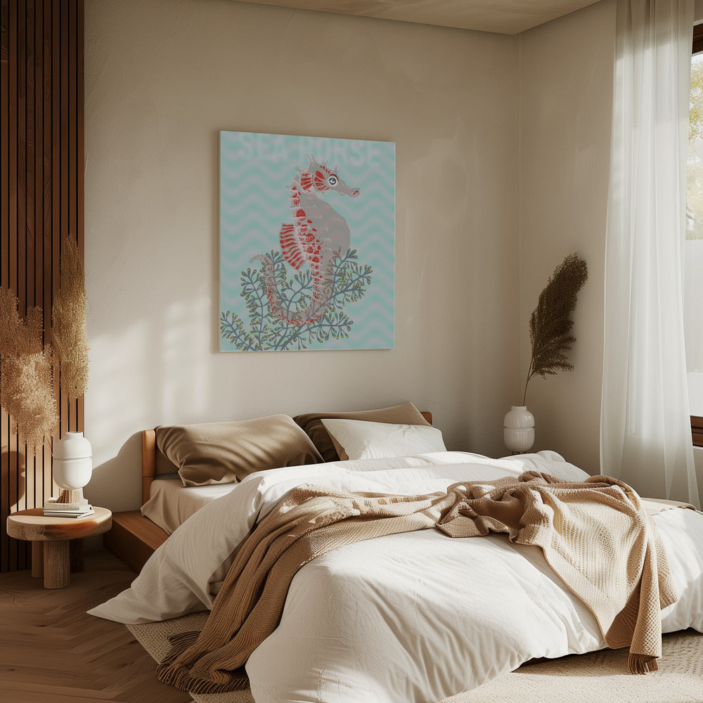 Sea life sea horse Neptune's joy | Canvas