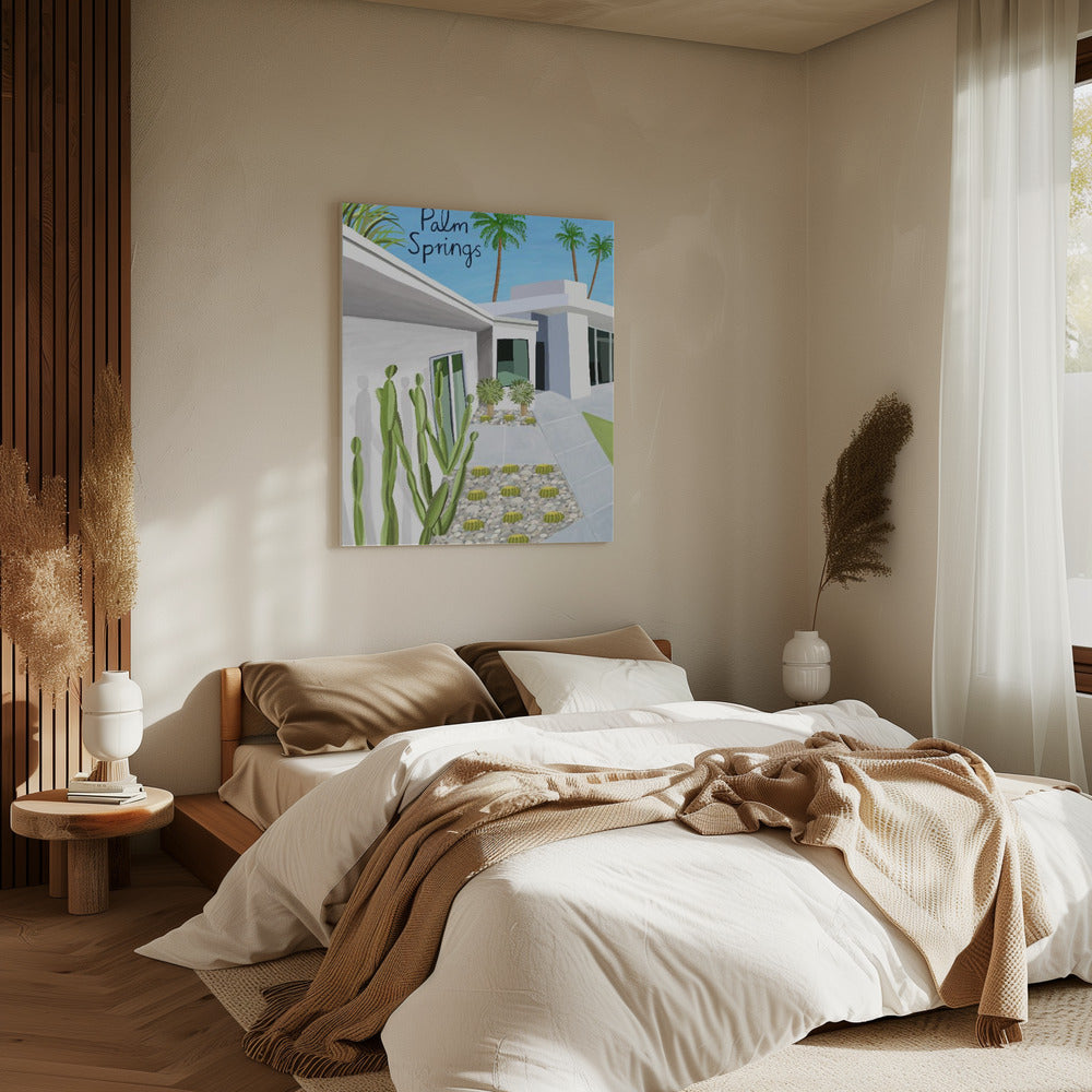 Palm Springs Modern Architecture by Artist Carla Daly | Canvas