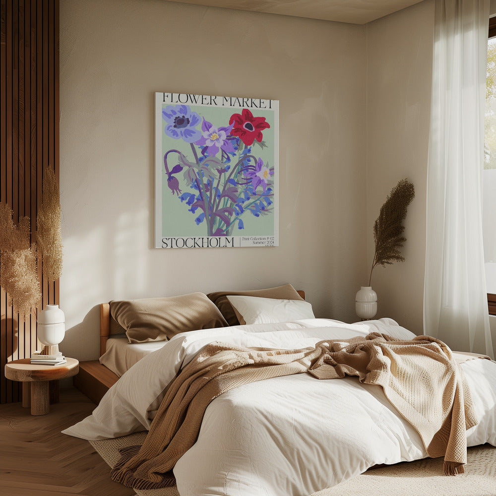 Stockholm Flower Market | Canvas