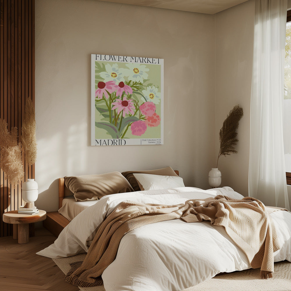 Madrid Flower Market | Canvas