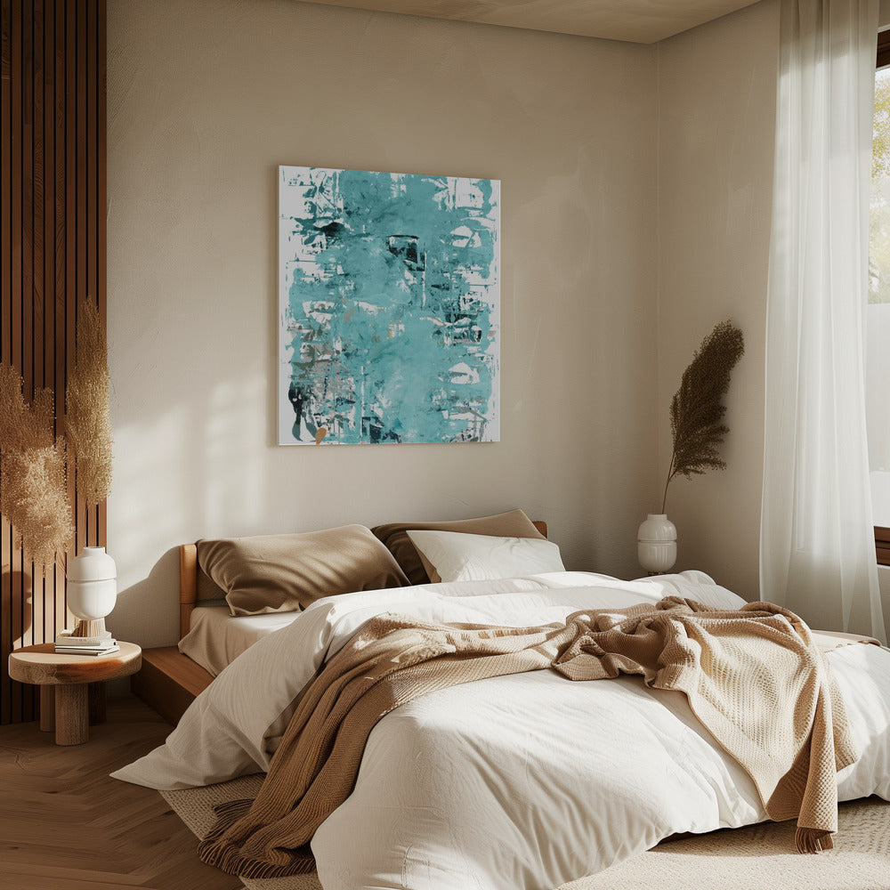 Abstract Neutral Scrapes 3 | Canvas