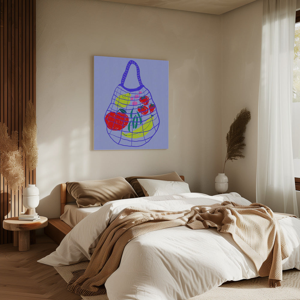 Shopping bag Blue | Canvas