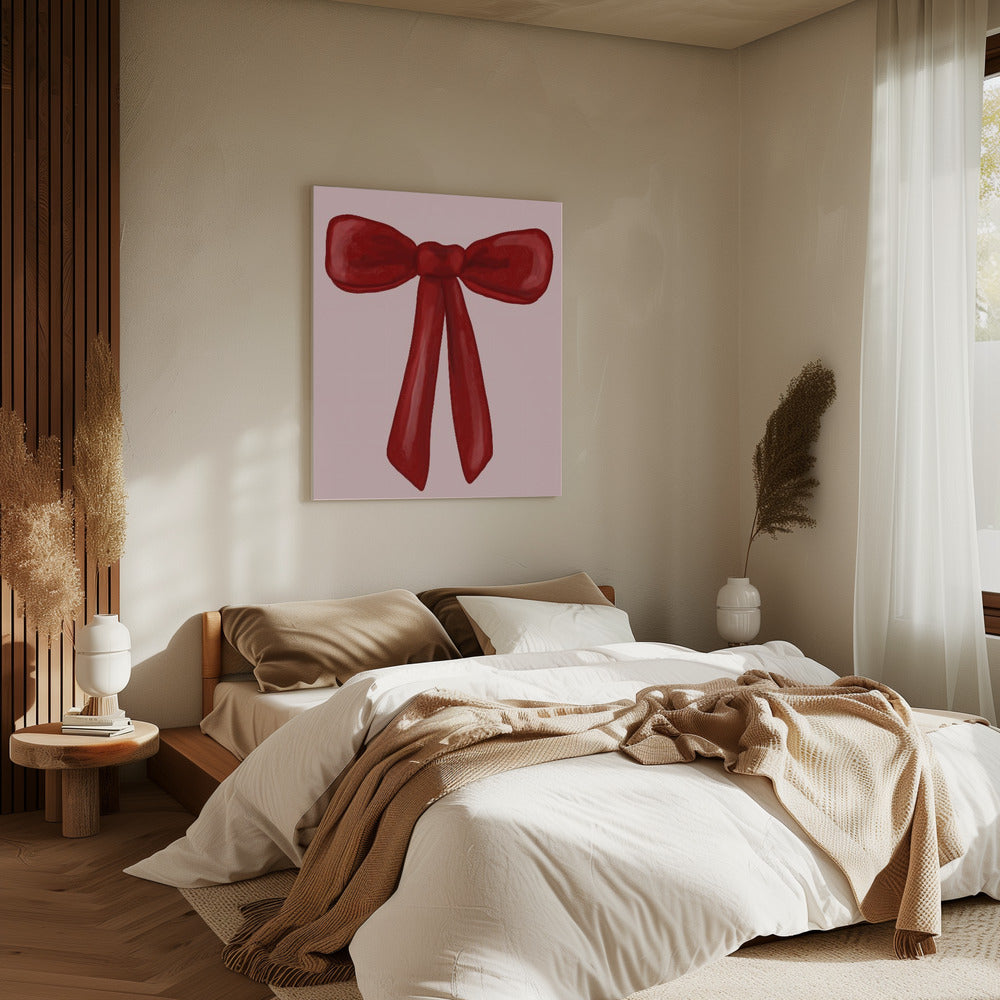 Scarlet Ribbon Tied | Canvas