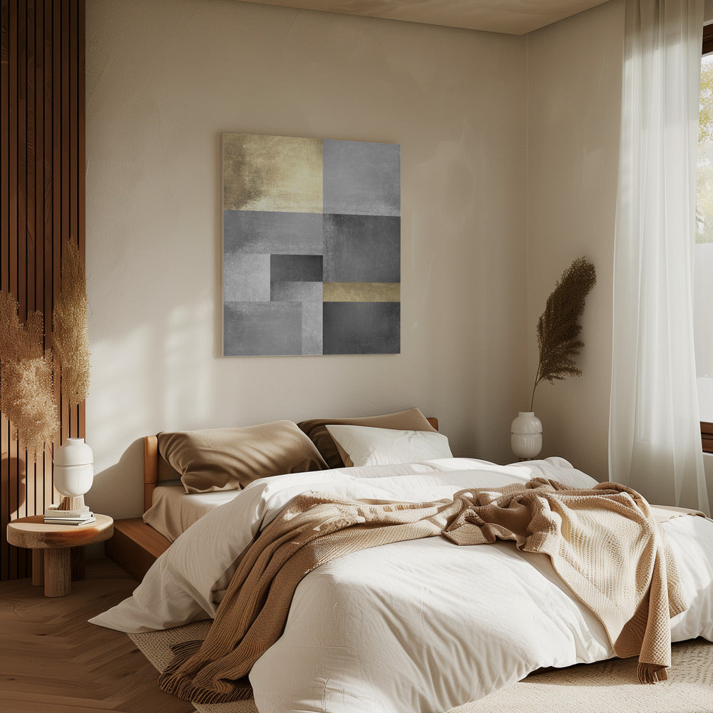 Gold and silver textures 5 | Canvas