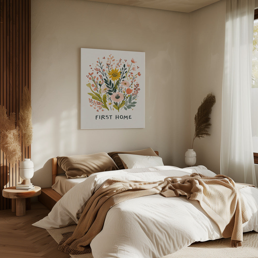 Blooming Welcome | Canvas