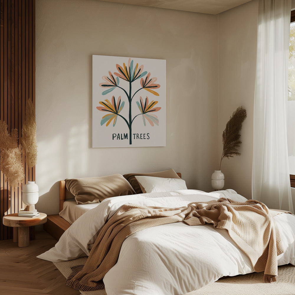 Tropical Brushstrokes | Canvas
