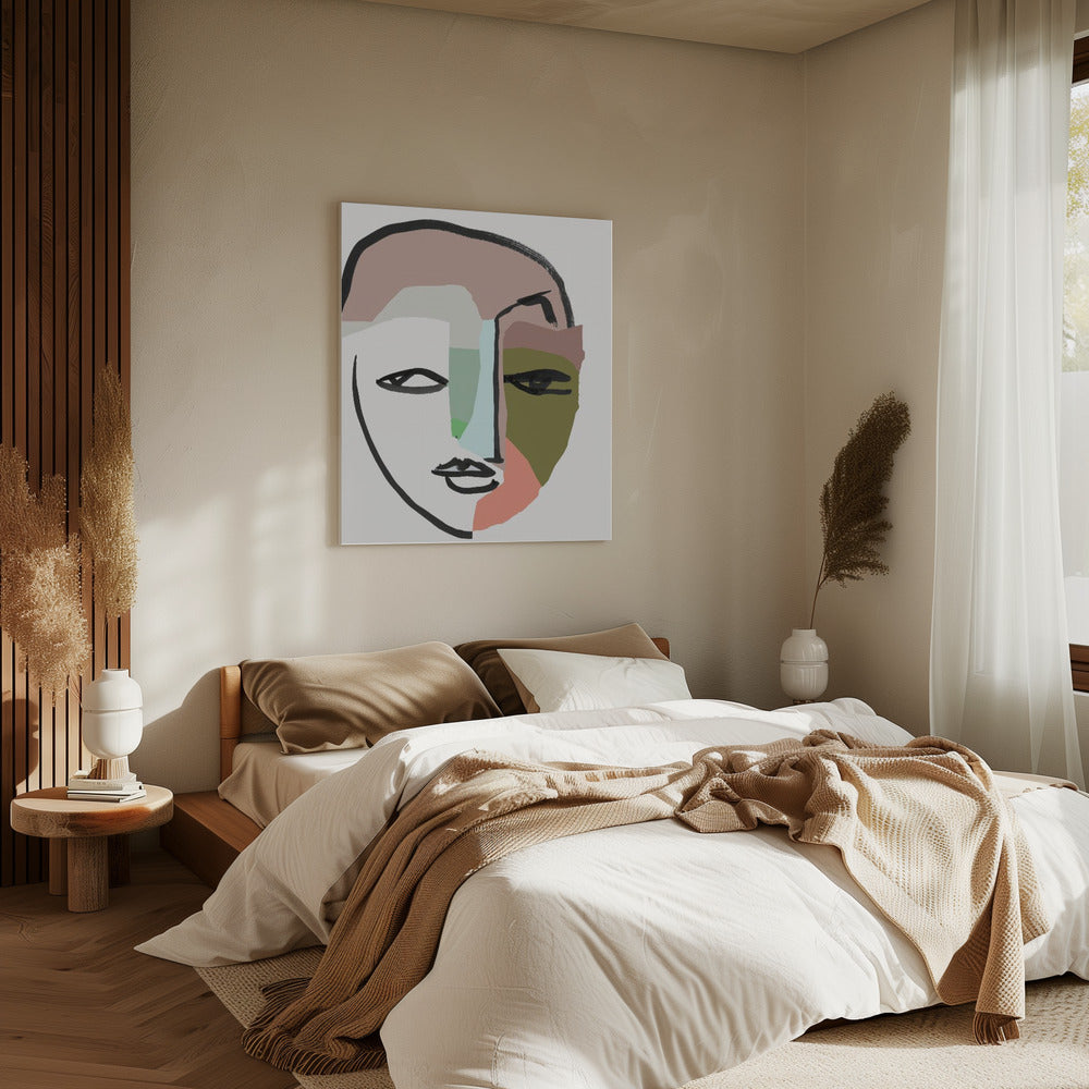 Visage No 1 Art Print | Canvas