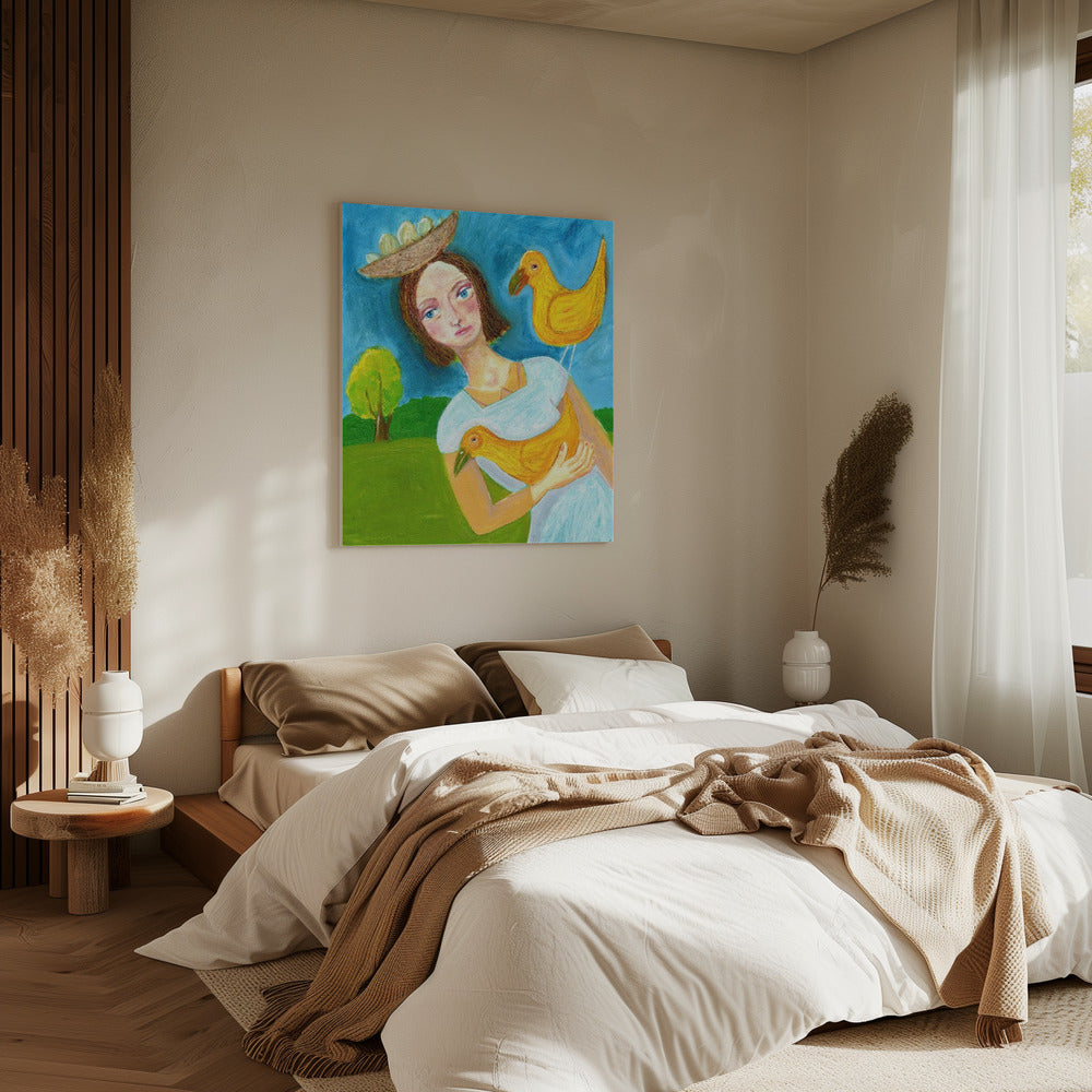 bird lady | Canvas