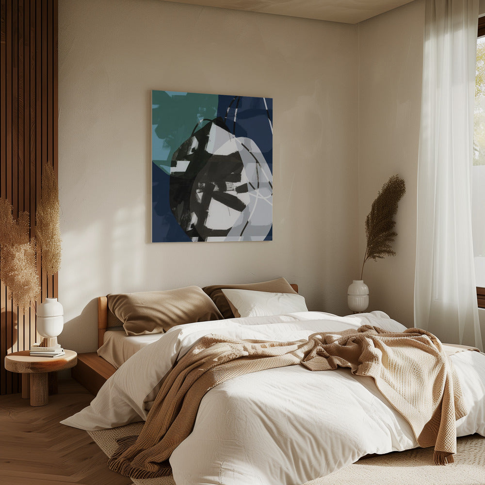 Dark Blue Beauty No2 | Canvas