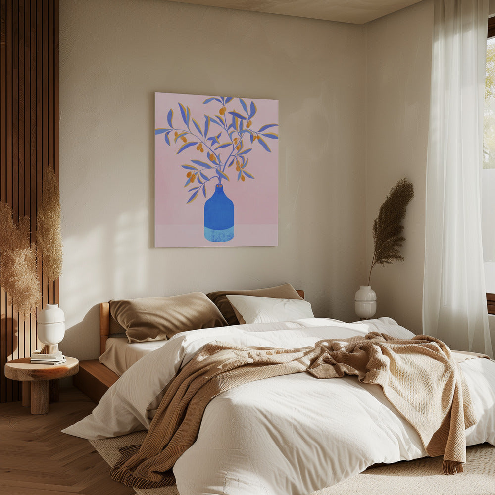 Blue Branches Still Life | Canvas