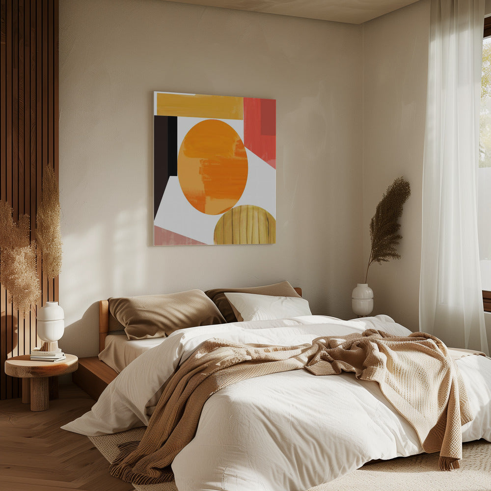 Geometric Warmth No2 | Canvas