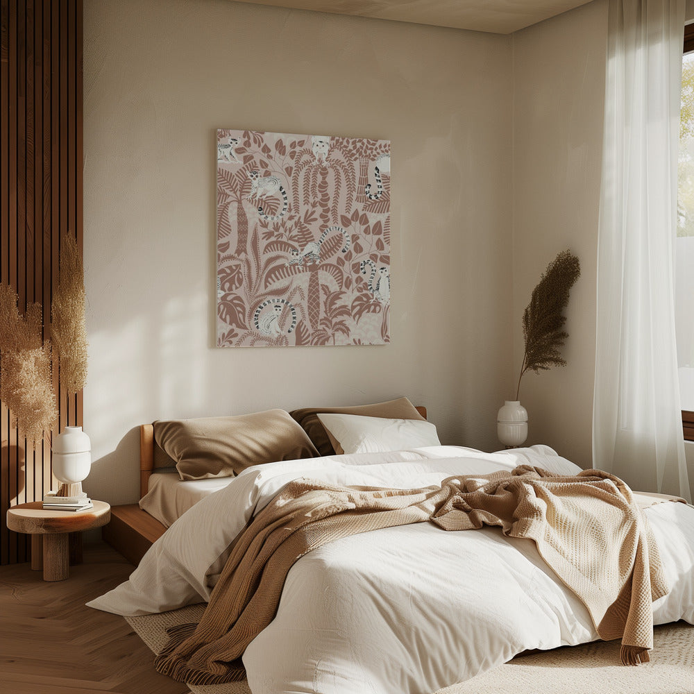 Jungle adventure Mocha Mousse | Canvas