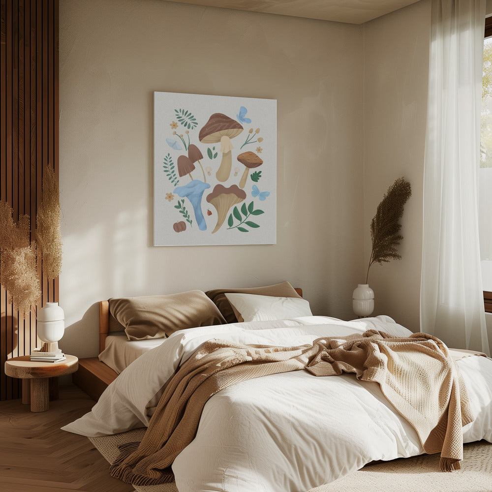 Mocha Fungi | Canvas