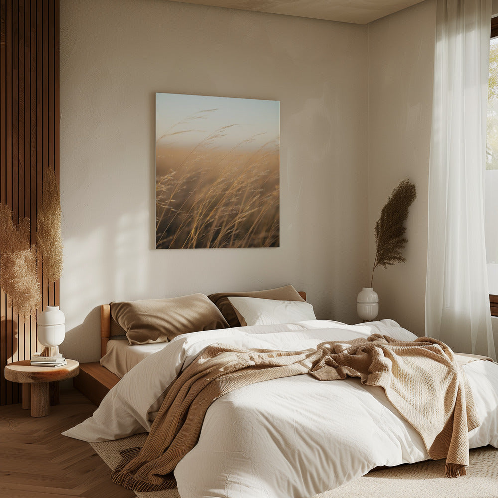 Golden Prairie Grass | Canvas