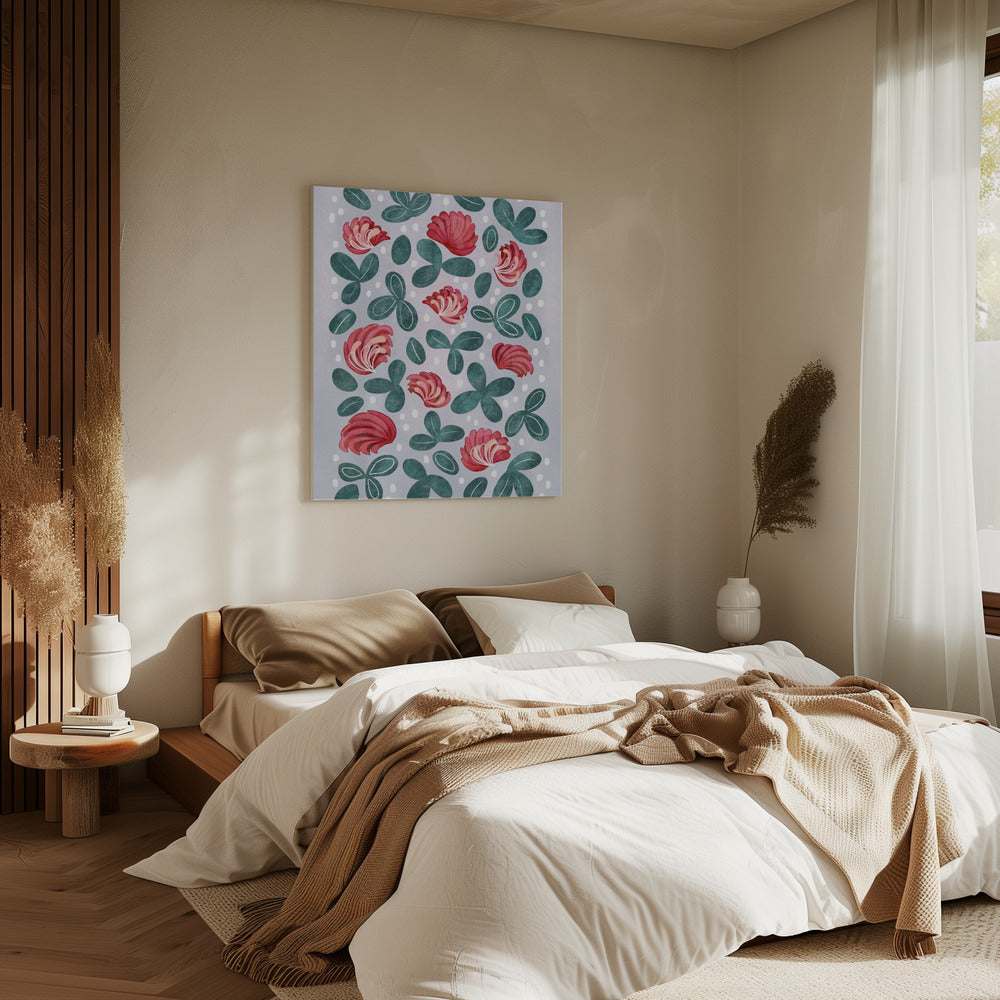 Red flowers III | Canvas