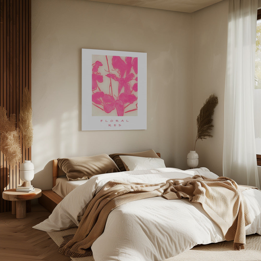 Floral Red | Canvas