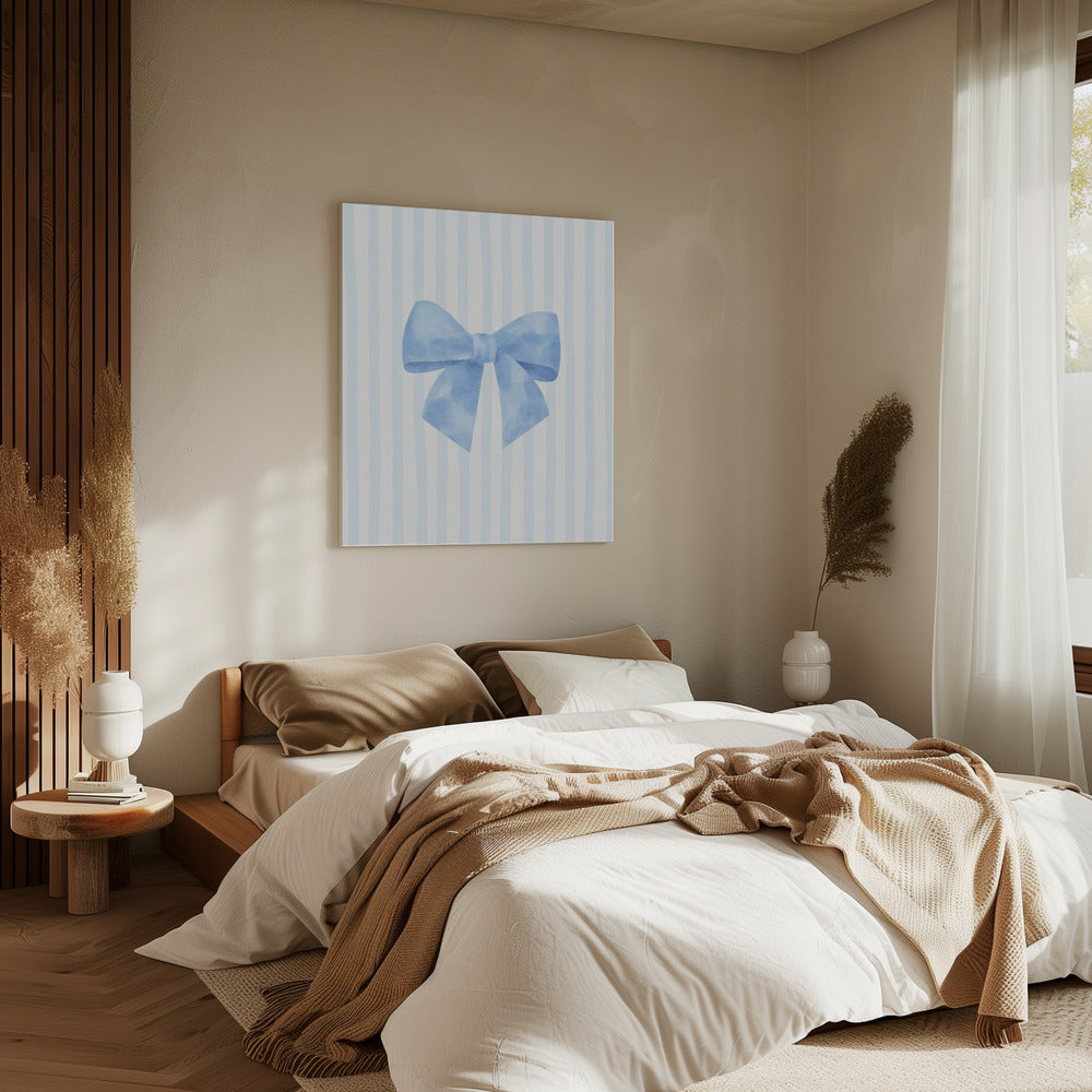Blue Ribbon Elegance | Canvas
