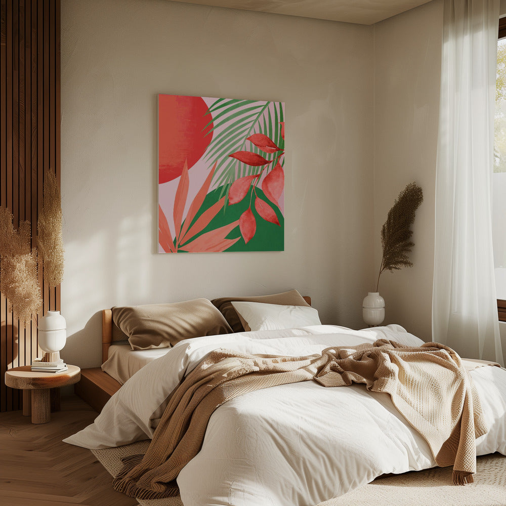 Abstract Art Tropical Garden | Canvas