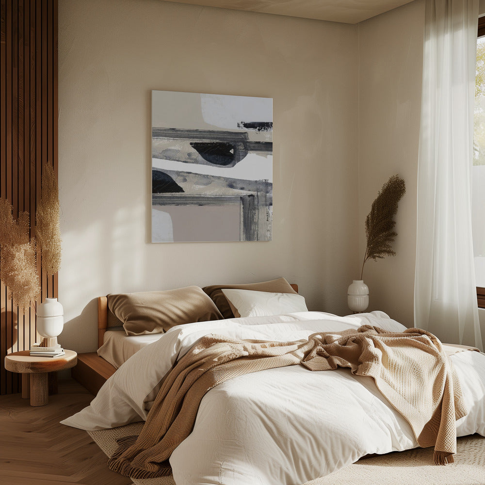 Neutral Geometric Abstraction | Canvas