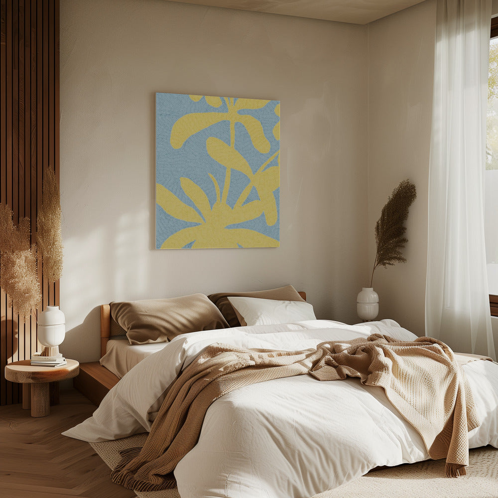 Golden Petals Bloom | Canvas