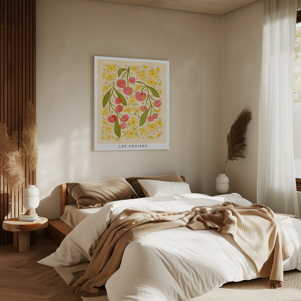 Whimsical Cherry-Themed Design | Canvas