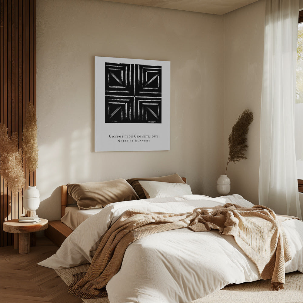 Monochrome Geometry | Canvas
