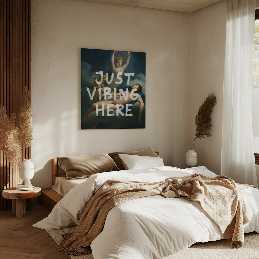 Just Vibing Here | Canvas