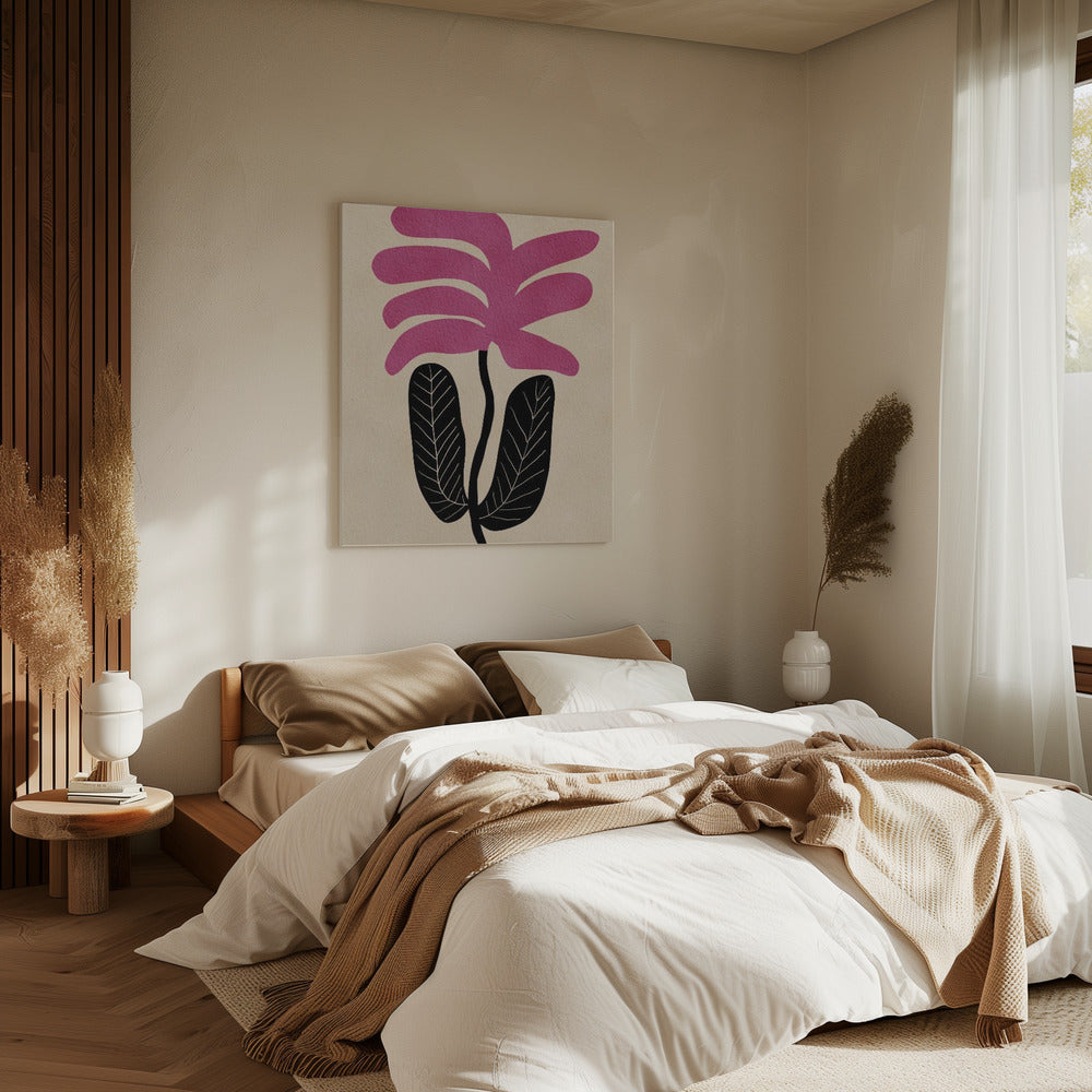 Pink floral flower | Canvas