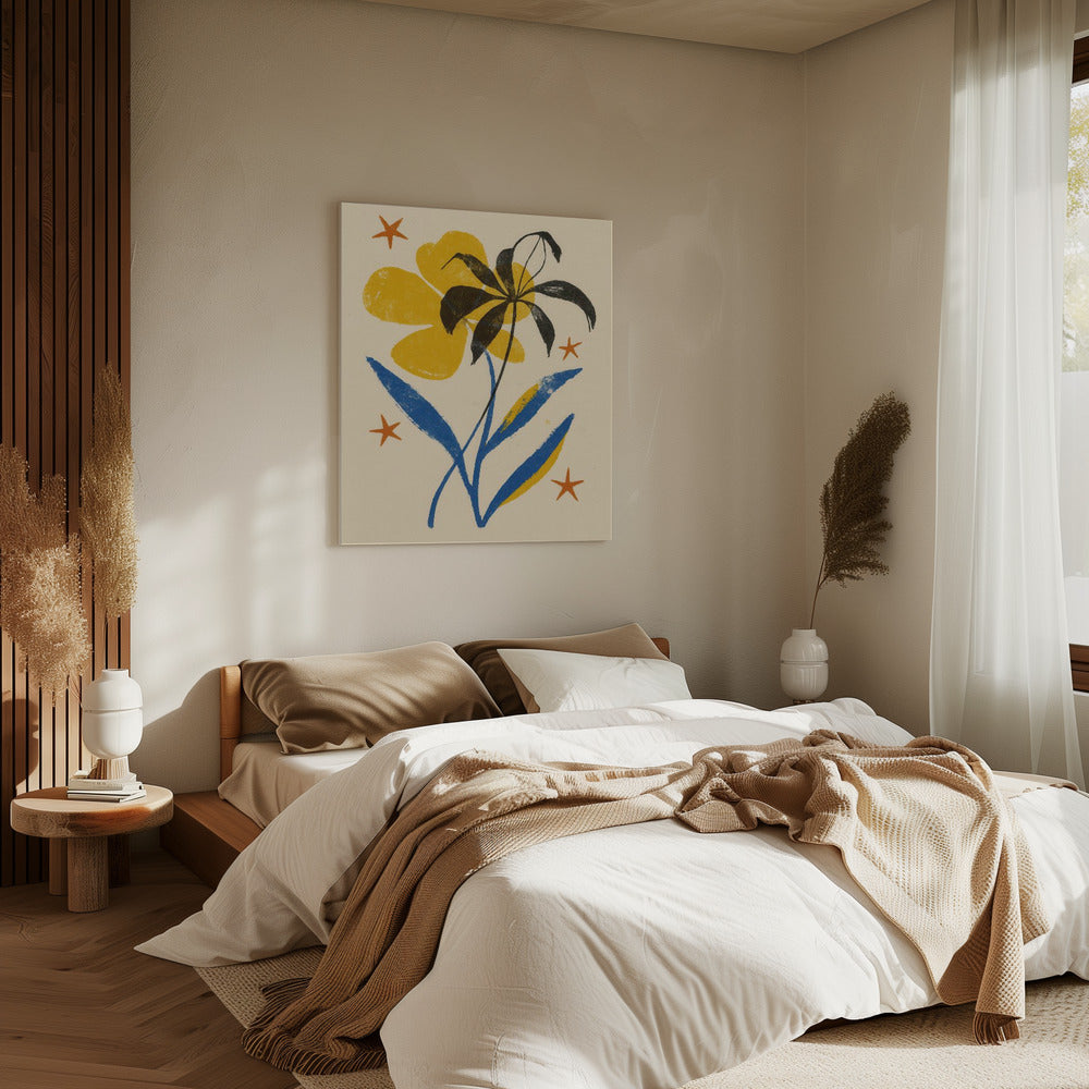 Starry Floral Dance | Canvas