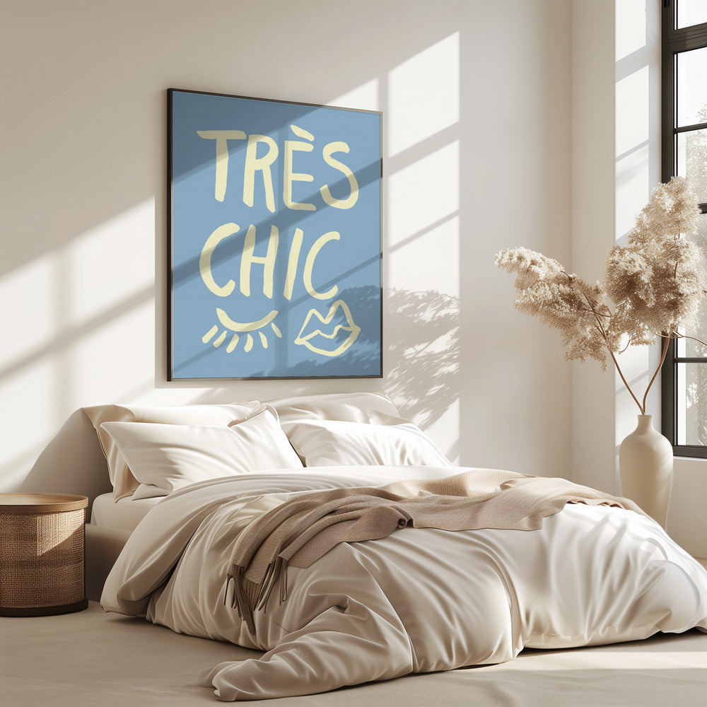 Très Chic Blue | Poster