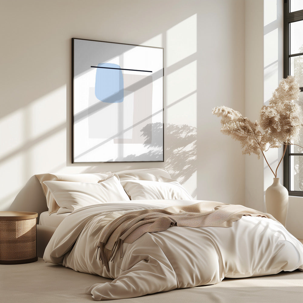 Geometric Shapes With Soft Pastel Colors | Poster