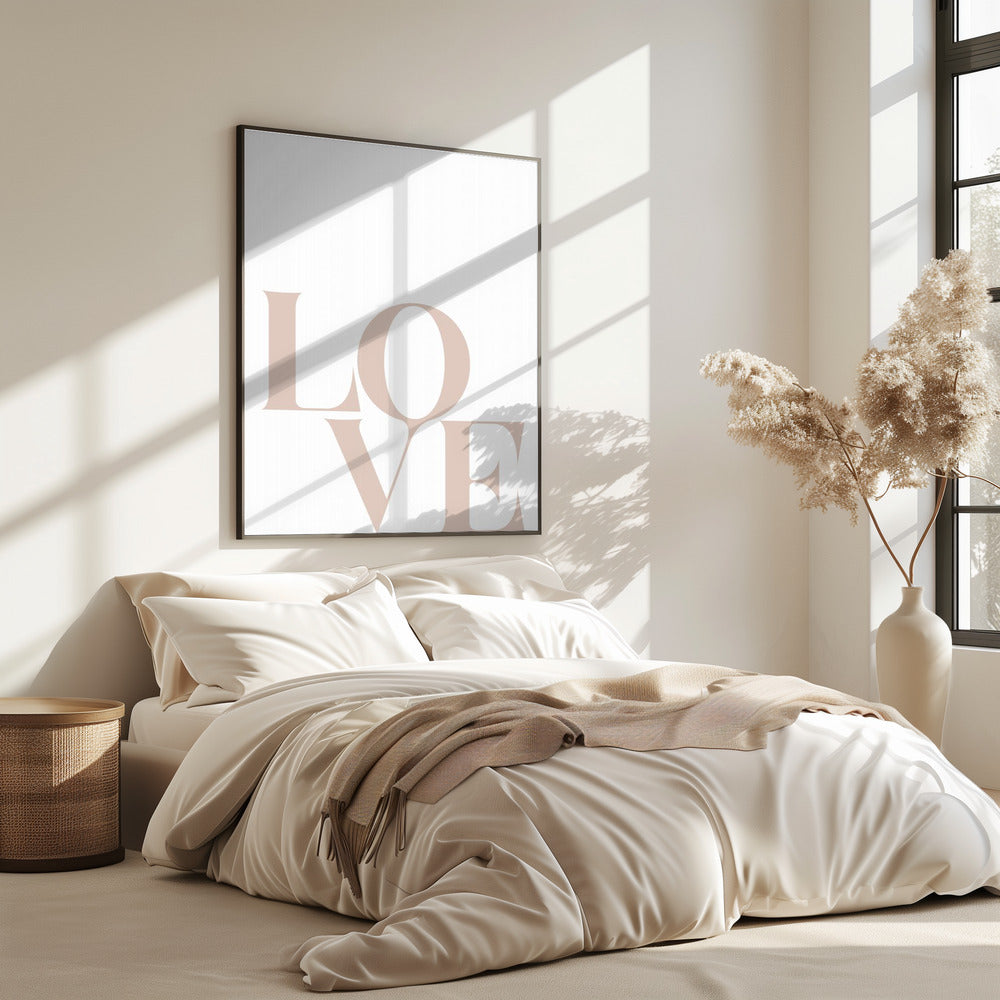 Minimalist Love Typography | Poster