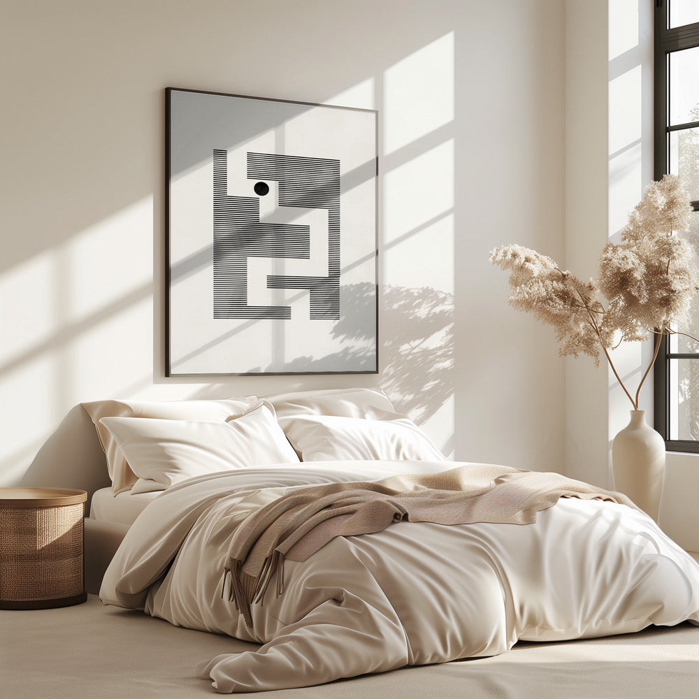 Minimalist maze | Poster