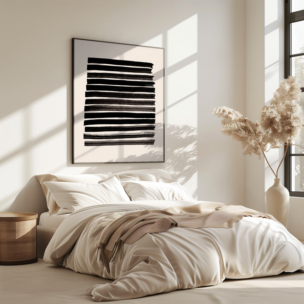 Stripes_Beige | Poster