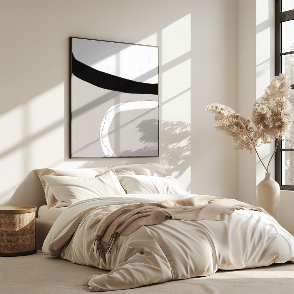 Black And White Shapes | Poster