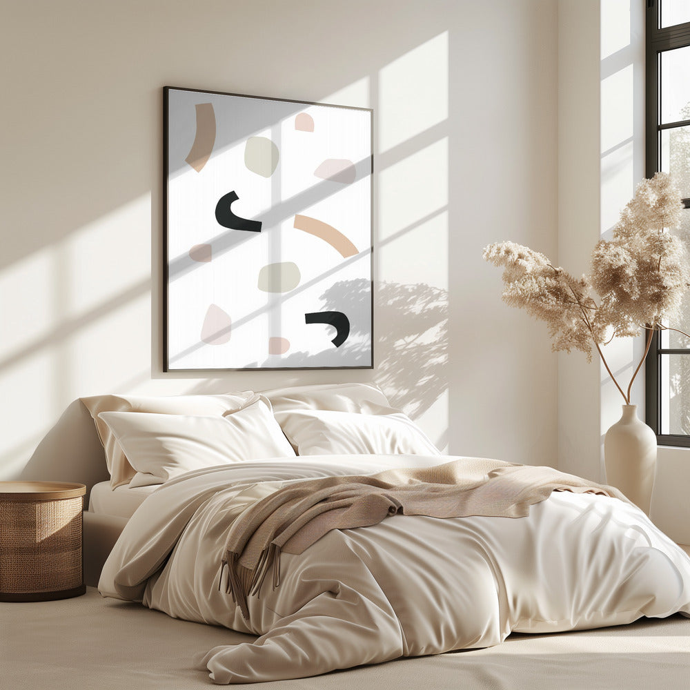 Organic Shapes and Neutral Tones | Poster