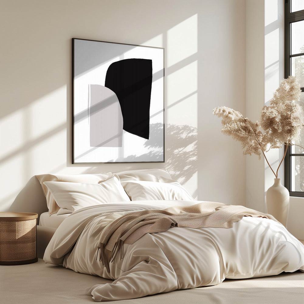 Monochrome Shapes | Poster