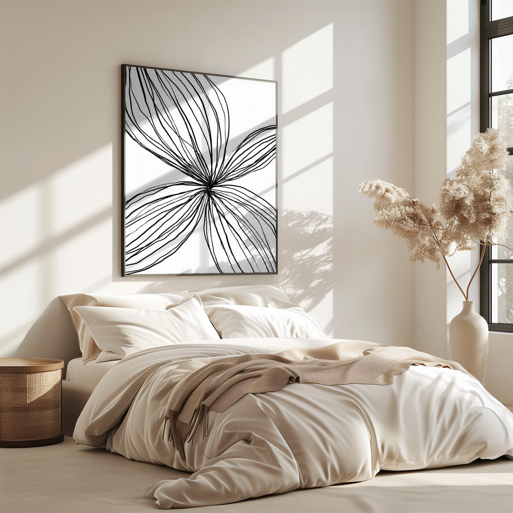 Flowing Petal Lines | Poster