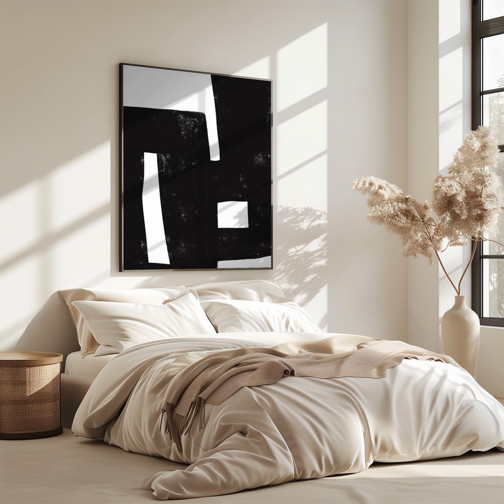 Black and White Maze | Poster
