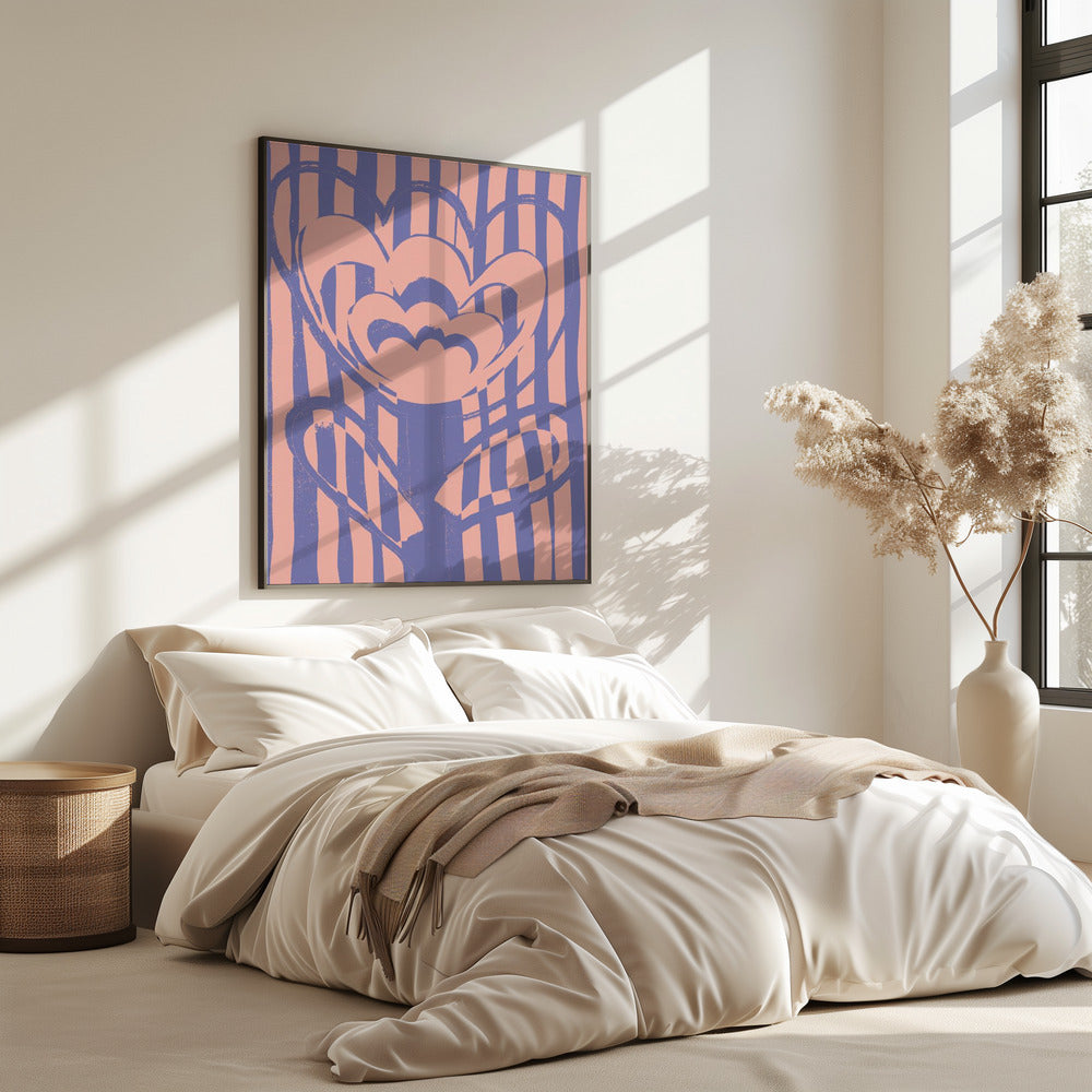 Retro Blossom Burst | Poster