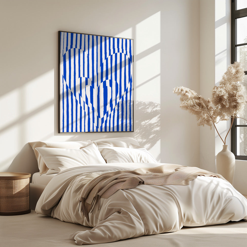 Heartbeat Stripes | Poster