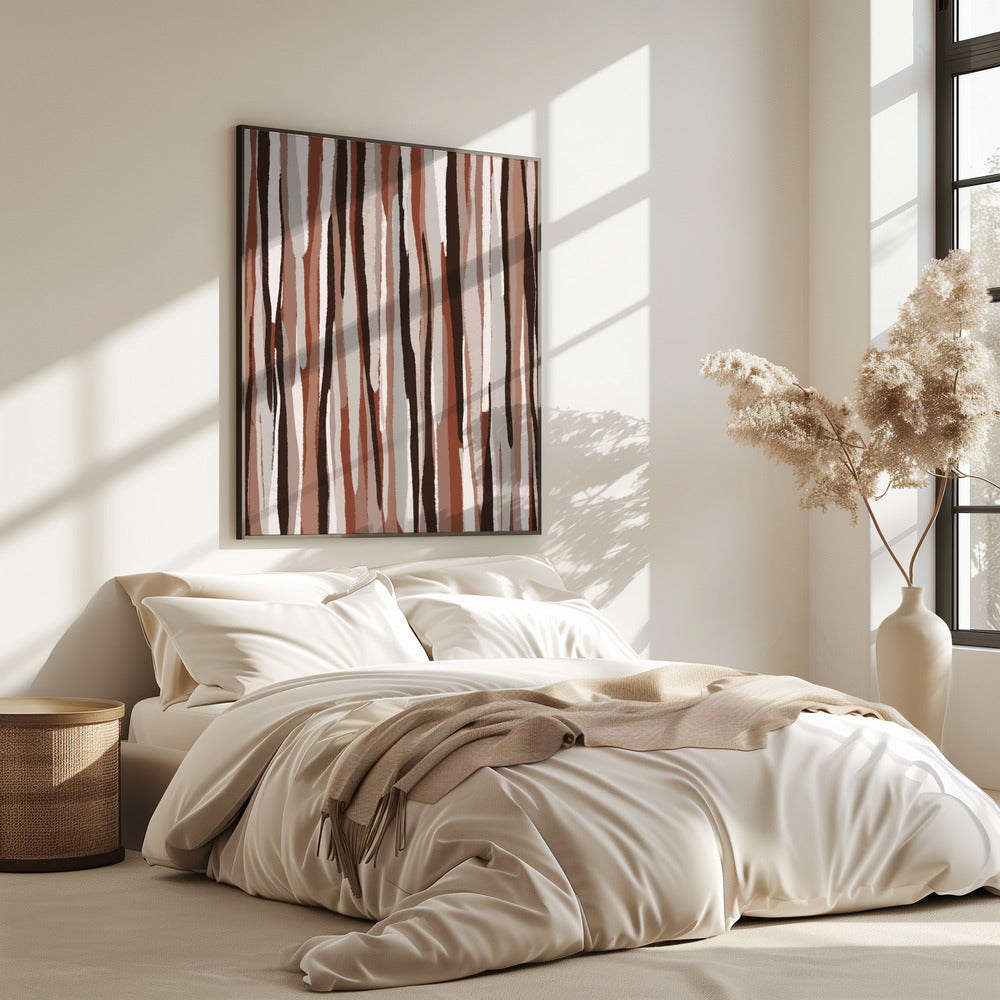 Vertical Earth Tones | Poster