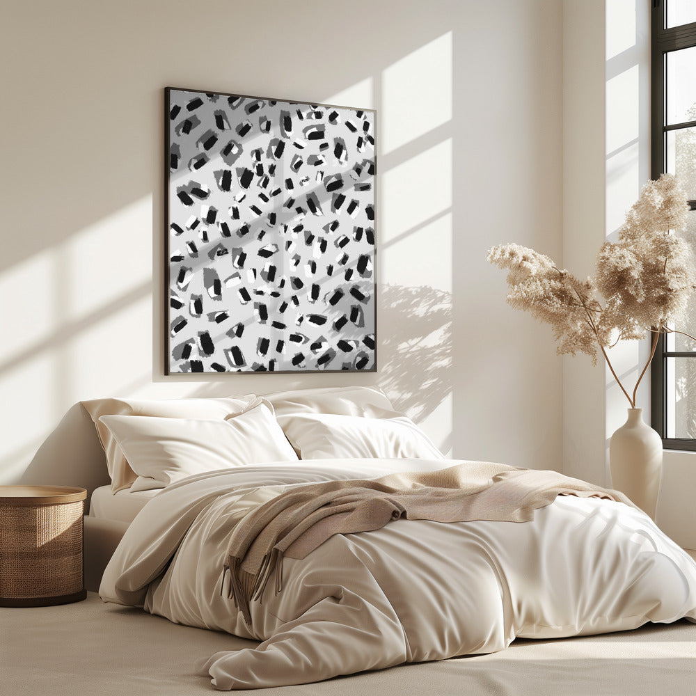 Monochrome Chaos | Poster