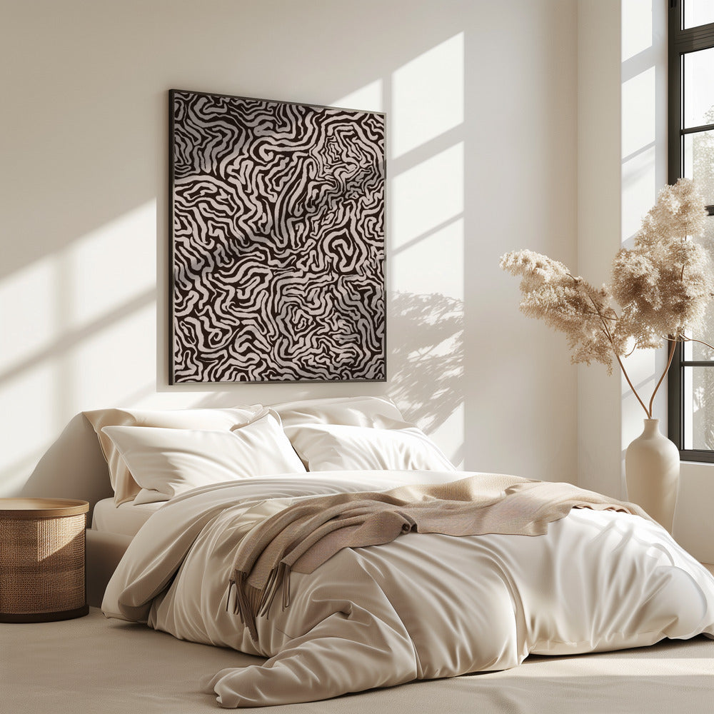 Abstract Maze Lines | Poster