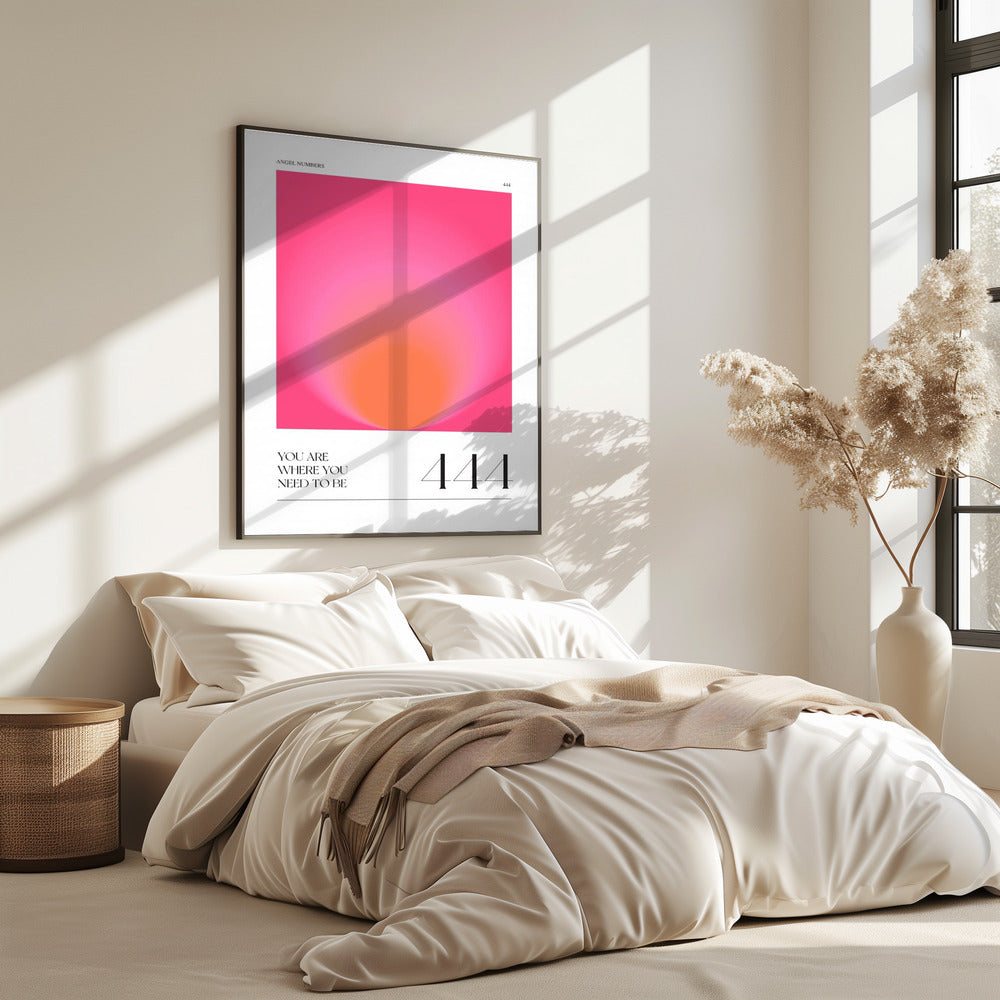 Gradient with Shades of Pink and Orange | Poster