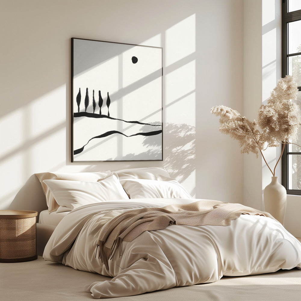 Minimal Line Landscape #1 | Poster