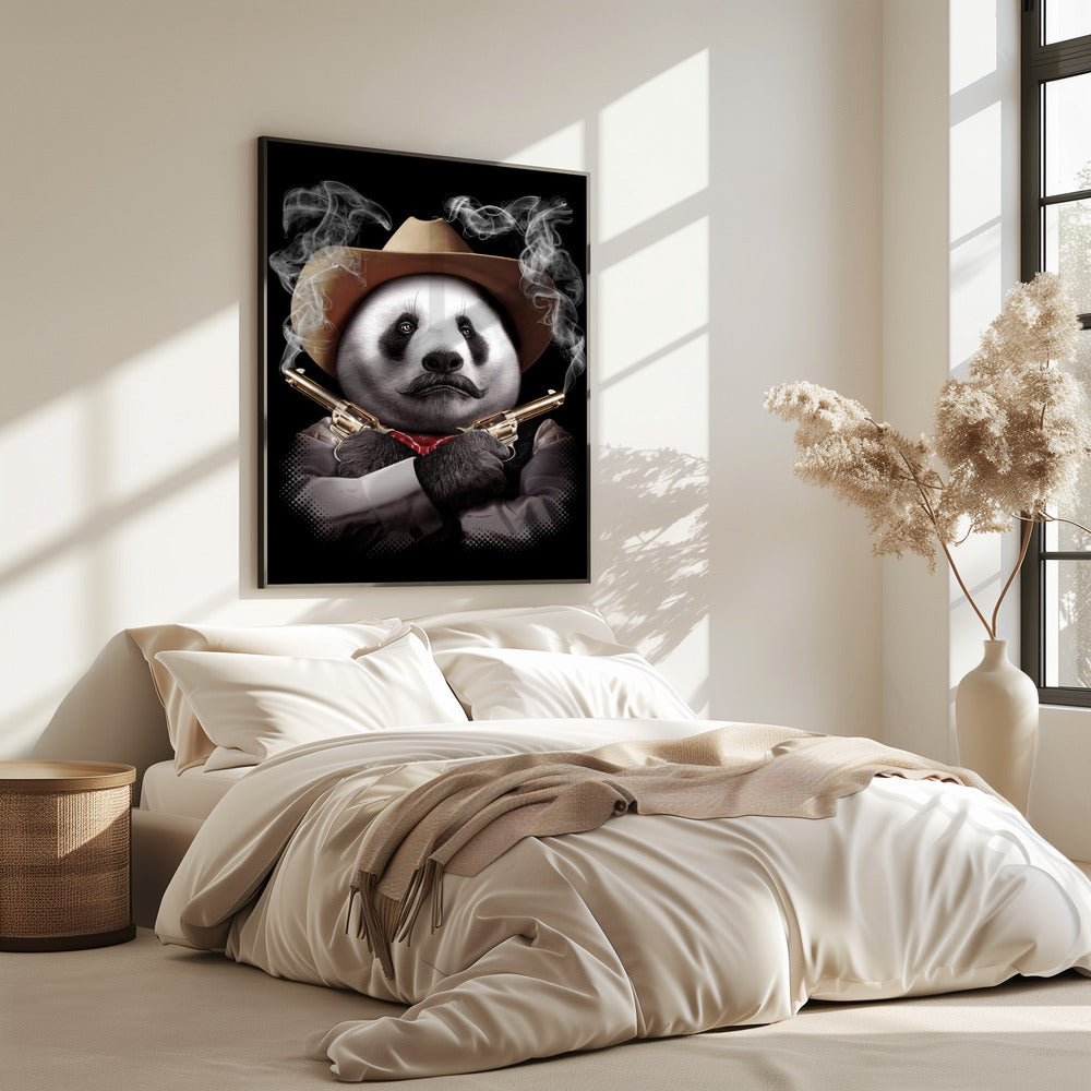 panda crossgun | Poster